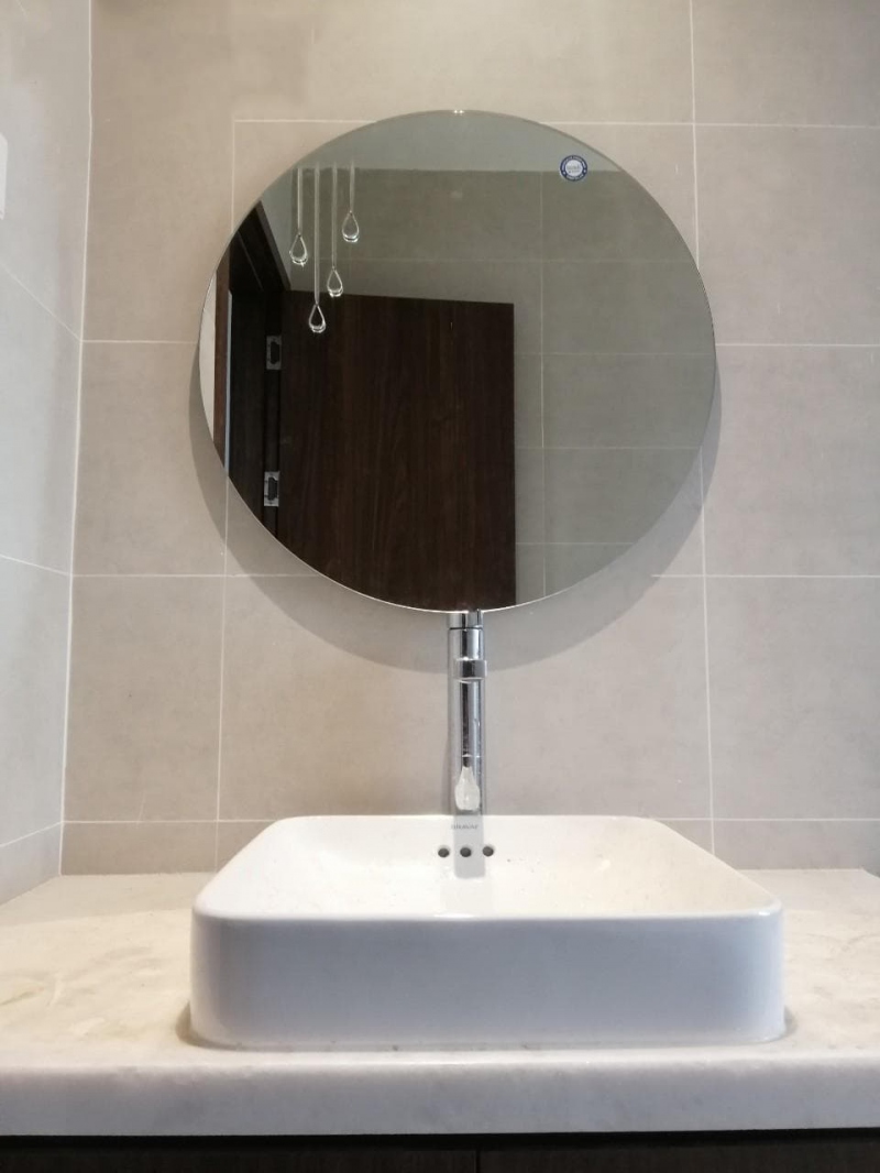 Gương treo tường inox